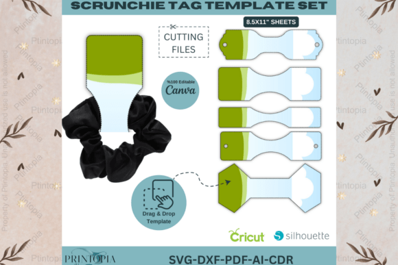 Download Scrunchie Display Card SVG 166 - Display card svg Collection
