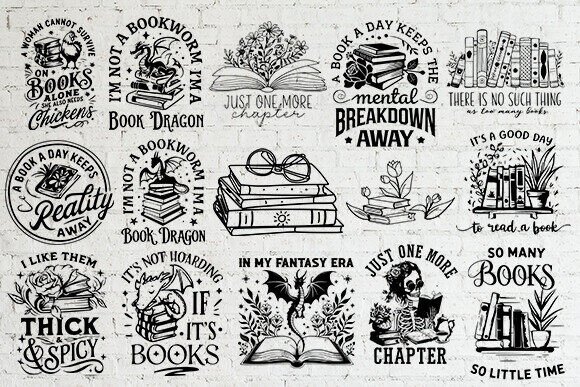 Download Reading Book Svg Bundle, Book Lover Svg, - Reading book svg Collection