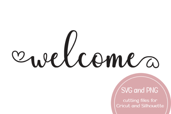 Download Welcome Heart Printable SVG and PNG - Printable svg Collection