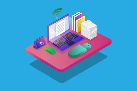 Download Flat Illustration Productive Tools - Premium Bundle